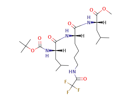 N-tert-butoxycarbonyl-L-leucyl-Nε-(trifluoroacetyl)-L-lysyl-L-leucine methyl ester