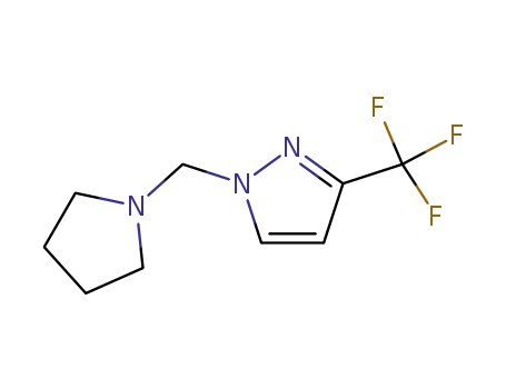 1-(1-pyrrolidinomethyl)-3-trifluoromethylpyrazole
