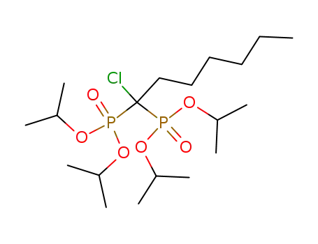 [1-Chloro-1-(diisopropoxy-phosphoryl)-heptyl]-phosphonic acid diisopropyl ester