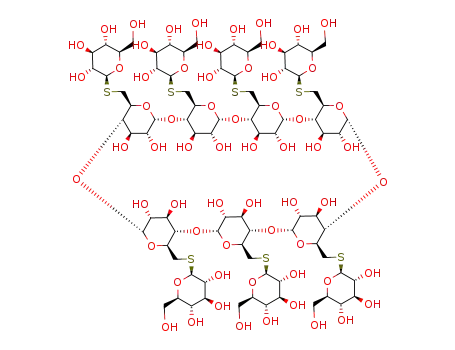 heptakis(6-S-β-D-glucopyranosyl-6-thio)cyclomaltoheptaose