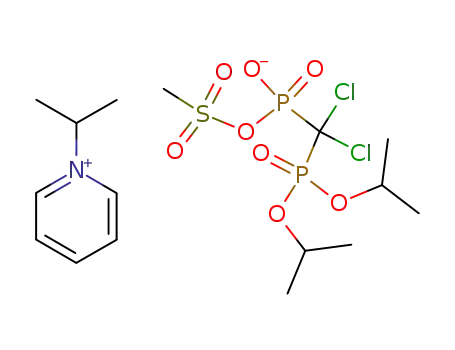 N-(1-methylethyl)pyridinium O-methylsulphonyl[(di-1-methylethoxyphosphoryl)dichloromethyl]phosphonate