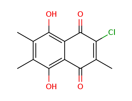 2,6,7-trimethyl-3-chloronaphthazarin