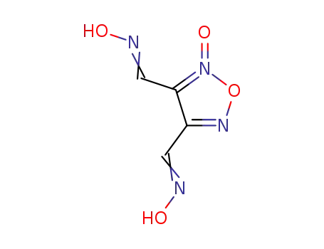 1,2,5-Oxadiazole-3,4-dicarboxaldehyde, dioxime, 2-oxide