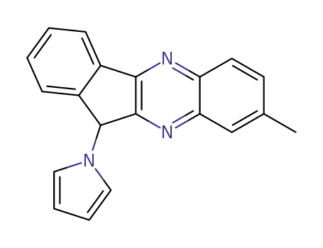 8-methyl-11-(1H-pyrrol-1-yl)-11H-indeno[1,2-b]quinoxaline