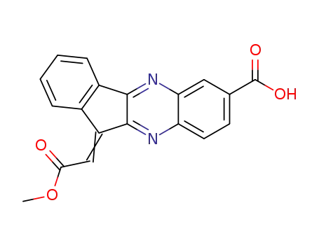 methyl (8-carboxylindeno[1,2-b]quinoxalin-11-ylidene)acetate