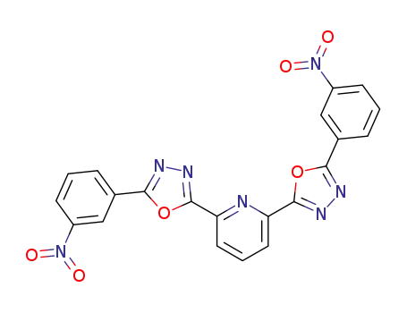 2,6-bis-[5-(3-nitro-phenyl)-[1,3,4]oxadiazol-2-yl]-pyridine