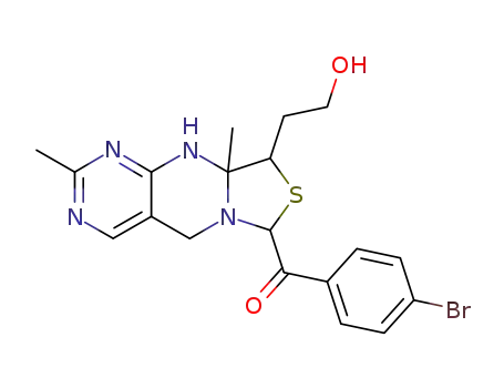 (4-bromo-phenyl)-[9-(2-hydroxy-ethyl)-2,9a-dimethyl-5,9,9a,10-tetrahydro-pyrimido[4,5-d]thiazolo[3,4-a]pyrimidin-7-yl]-methanone