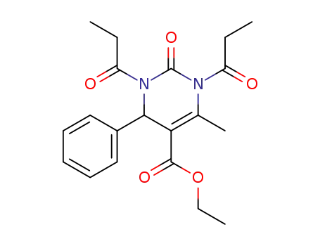 5-ethoxycarbonyl-6-methyl-1,3-dipropionyl-4-phenyl-3,4-dihydropyrimidin-2(1H)-one
