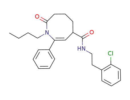 1-butyl-N-[2-(2-chlorophenyl)ethyl]-8-oxo-2-phenyl-1,4,5,6,7,8-hexahydroazocine-4-carboxamide
