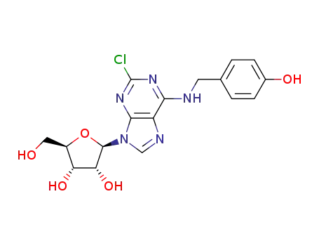 2-chloro-N6-(4-hydroxybenzyl)adenosine