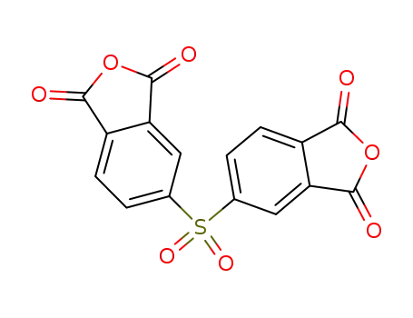 Molecular Structure of 2540-99-0 (3,3',4,4'-DIPHENYLSULFONETETRACARBOXYLIC DIANHYDRIDE)
