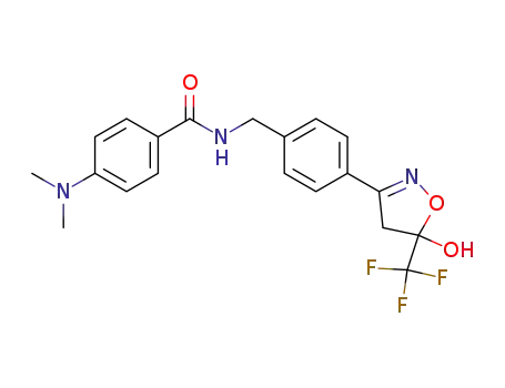 4-Dimethylamino-N-[4-(5-hydroxy-5-trifluoromethyl-4,5-dihydro-isoxazol-3-yl)-benzyl]-benzamide