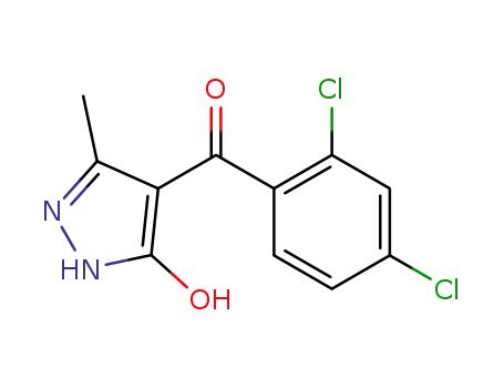 3-methyl-4-(2,4-dichlorobenzoyl)-5-hydroxypyrazole