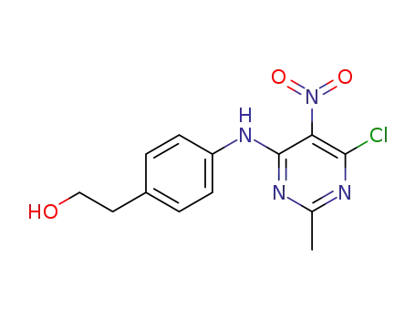 2-{4-[(6-chloro-2-methyl-5-nitro-4-pyrimidinyl)amino]phenyl}ethanol