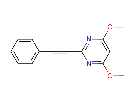 4,6-dimethoxy-2-(phenylethynyl)pyrimidine