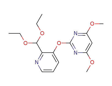 3-(4,6-dimethoxy-2-pyrimidinyloxy)-2-pyridinecarboxaldehyde diethylacetal