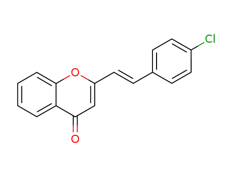 2-[(1E)-2-(4-chlorophenyl)ethenyl]-4H-1-benzopyran-4-one