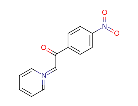 Molecular Structure of 25357-54-4 (Pyridinium, 2-(4-nitrophenyl)-2-oxoethylide)