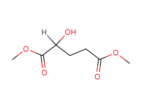 Molecular Structure of 81077-10-3 (Pentanedioic acid, 2-hydroxy-, dimethyl ester)