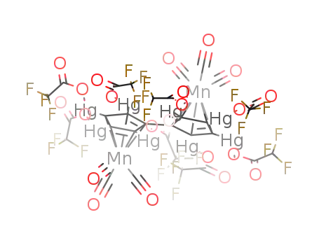 octa(trifluoroacetoxymercurio)bicymantrenyl