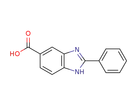 Molecular Structure of 66630-70-4 (2-PHENYL-3H-BENZOIMIDAZOLE-5-CARBOXYLIC ACID)