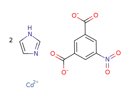 [cobalt(II)(5-nitro-1,3-benzenedicarboxylate)(imidazole)2]n