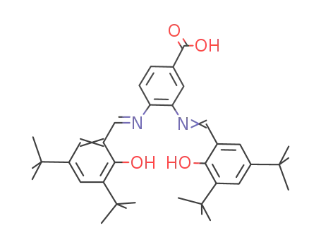 N,N'-bis(3,5-di-tert-butylsalicylidene)-1-carboxy-3,4-phenylene-diamine