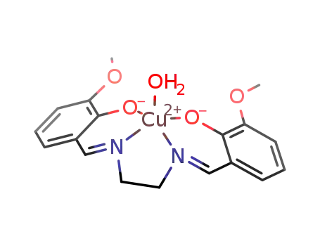 Cu(N,N'-ethylene-bis(3-methoxysalicylideneiminato))(H2O)