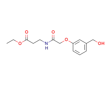 Ethyl 3-(2-(3-(hydroxymethyl)phenoxy)acetamido)propanoate