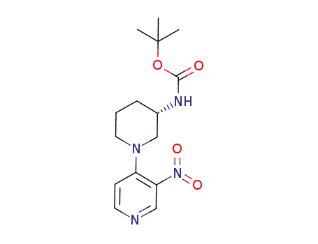 (S)-1-(3-nitropyridin-4-yl)piperidin-3-yl-carbamic acid tert-butyl ester