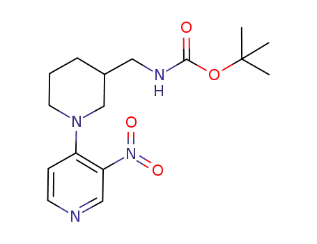 tert-butyl (1-(3-nitropyridin-4-yl)piperidin-3-yl)methylcarbamate