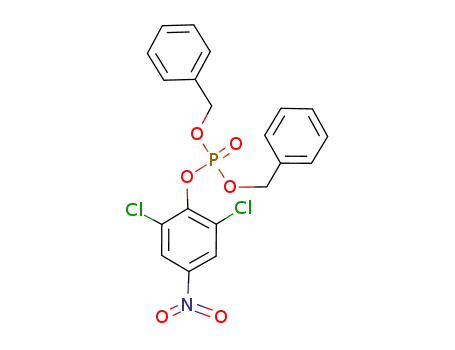 (4-nitro-2,6-dichlorophenyl)-dibenzyl phosphate