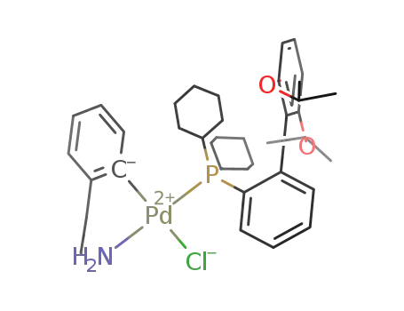 chloro(2-dicyclohexylphosphino-2′,6′-di-i-propoxy-1,1′-biphenyl)(2′-amino-1,1′-biphenyl-2-yl)-palladium(II)