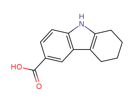 Molecular Structure of 36729-27-8 (2,3,4,9-TETRAHYDRO-1H-CARBAZOLE-6-CARBOXYLIC ACID)