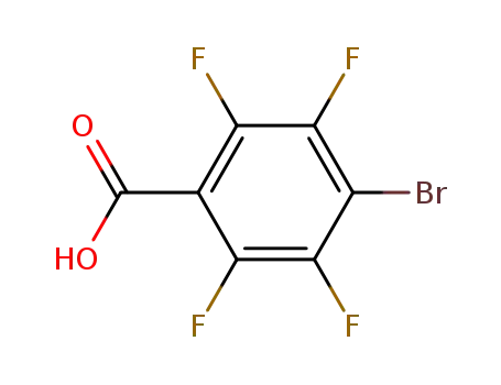 Molecular Structure of 4707-24-8 (4-BROMO-2,3,5,6-TETRAFLUOROBENZOIC ACID)