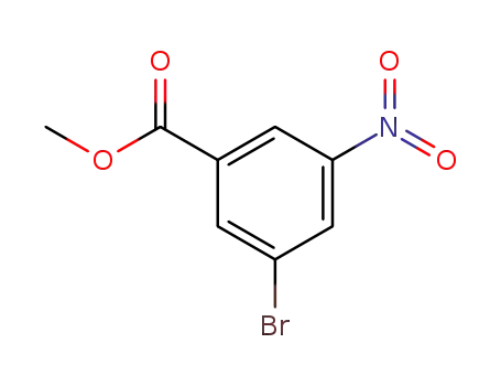 Molecular Structure of 6307-87-5 (Methyl 3-bromo-5-nitrobenzoate)