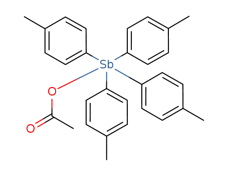 tetrakis(4-methylphenyl)antimony acetate