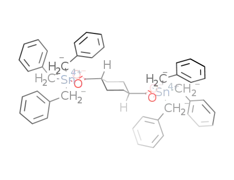 [((PhCH2)3Sn)2(trans-1,4-cyclohexanedicarboxylate)]