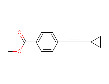 4-(methoxycarbonyl)phenylethynylcyclopropane