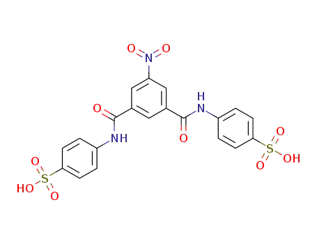 4,4'-[(5-nitrobenzene-1,3-diyl)bis(carbonylimino)]dibenzenesulfonic acid