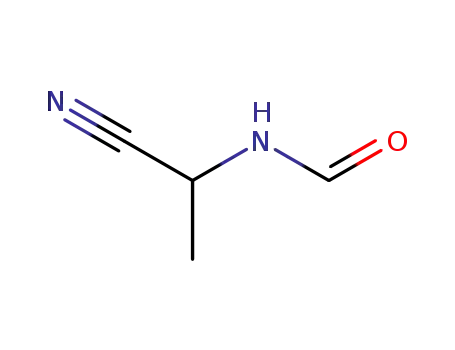 Molecular Structure of 27394-99-6 (N-(1-cyanoethyl)formamide)