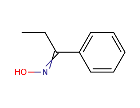 Molecular Structure of 2157-50-8 ((1E)-1-phenylpropan-1-one oxime)