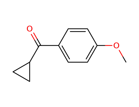 Molecular Structure of 7152-03-6 (Cyclopropyl 4-methoxyphenyl ketone)