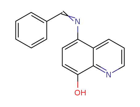 5-(benzylidene)amino-8-hydroxyquinoline