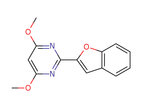 2-(benzofuran-2-yl)-4,6-dimethoxypyrimidine