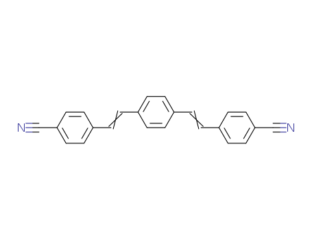 13001-40-6,1,4-Bis(4-cyanostyryl)benzene,1,4-Bis(4-cyanostyryl)benzene;1,4-Bis(p-cyanostyryl)benzene;Blankophor ER;C.I. 40705;C.I. FluorescentBrightener 199;Fluorescent Brightener 199;Palanil Brilliant White R;Ultraphor RN;Benzonitrile,4,4'-(p-phenylenedivinylene)di- (7CI,8CI);