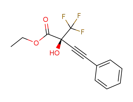 (S)-ethyl 2-hydroxy-4-phenyl-2-(trifluoromethyl)but-3-ynoate
