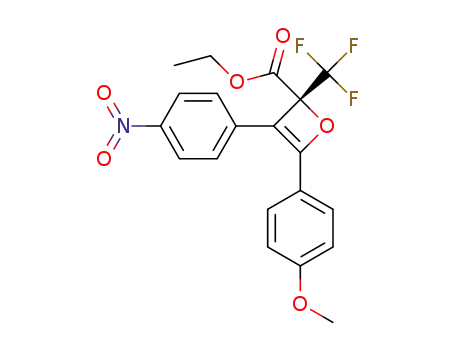 ethyl 4-(4-methoxyphenyl)-3-(4-nitrophenyl)-2-(trifluoromethyl)-2H-oxete-2-carboxylate