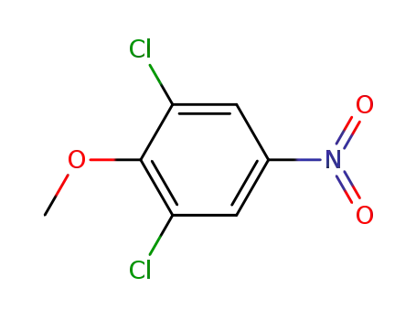 Molecular Structure of 17742-69-7 (2,6-DICHLORO-4-NITROANISOLE)