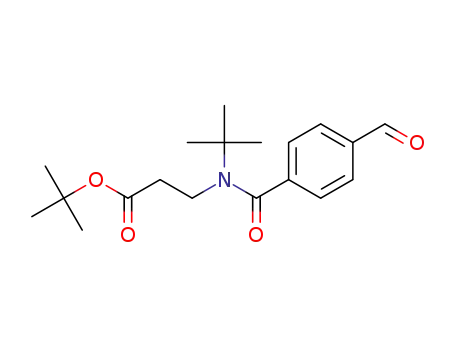 tert-butyl 3-(N-tert-butyl-4-formylbenzamido)propanoate